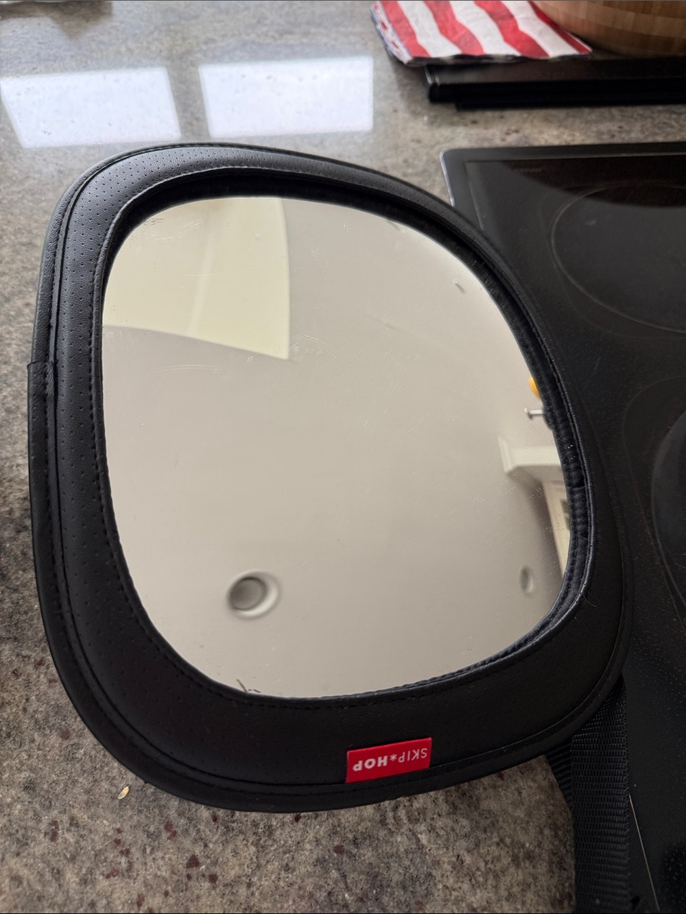 Skip Hop Black Padded Backseat Mirror